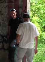 Jess fucks Jordan outdoors by French Dudes