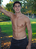 Hot jock Mickey plays with his cock by SeanCody