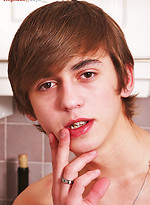 Cute twink shows his uncut cock by Enigmatic Boys