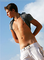 Rickie posing by the river by Enigmatic Boys