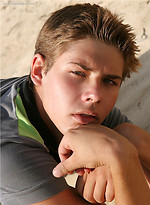 Rickie posing by the river by Enigmatic Boys