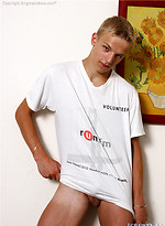 Horny twink Stanislav posing by Enigmatic Boys