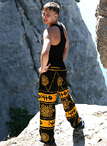 Twink posing in the mountains by Enigmatic Boys