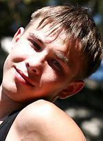 Twink posing in the mountains by Enigmatic Boys