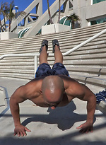 Bald muscle boy Rory by SeanCody