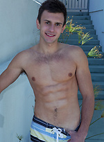 Sexy jock Randall jacking off by SeanCody