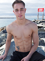 Lovely jock Riley wanking off his schlong by SeanCody