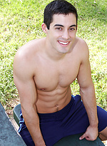 Ht jock Grant plays with his bog cock by SeanCody