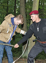 Nightwatch Hector punishes thief by Gay WarGames