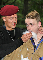 Nightwatch Hector punishes thief by Gay WarGames