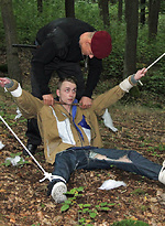 Nightwatch Hector punishes thief by Gay WarGames