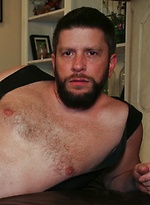 Dark haired gay Randy Scott wanking off his dick by Hairy and Raw
