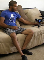 Latino stud Diego wanking off his dick by ChaosMen