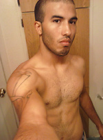 Latino stud Diego wanking off his dick by ChaosMen