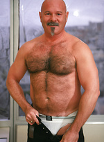 Old bear gets naked by Hot Older Male