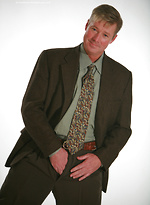 Gay in suit posing by Hot Older Male