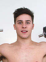 Young guy picks up a dumbbell by English Lads