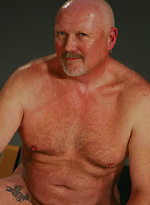 Fat & old gay Stewart Scot posing by Hot Older Male