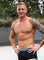 Straight Personal Trainer Callum - Rock Hard Uncut Throbbing & That's at the Start! by English Lads