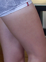 Hot blonde masturbates by English Lads