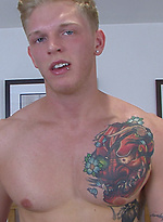 Hot blonde masturbates by English Lads