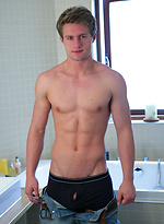 Lovely jock in the bathroom by English Lads