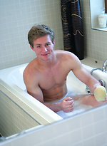 Lovely jock in the bathroom by English Lads