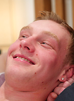 New Straight Blond Pup Shane Wilson Jumps Straight into his First Manhandling! by English Lads