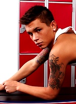 Seth Knight in a locker room by UK Hot Jocks With Seth Knight