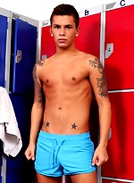 Seth Knight in a locker room by UK Hot Jocks With Seth Knight