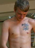 Tall, Blond & Lean Jamie Shows Off His Big Uncut Cock! by English Lads