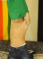 Smooth twink London Sawyer blows his huge load. by BF Collection