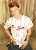 Athletic twink Bladen Sawyer strokes big dick. by BF Collection