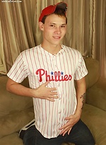 Athletic twink Bladen Sawyer strokes big dick. by BF Collection