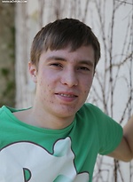 Gorgeous twink Andreas busts hit nut outdoors. by BF Collection