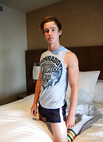 Straight hung mate - Max Gatling's first time trying a jockstrap by Bentley Race