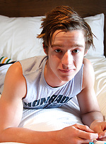 Straight hung mate - Max Gatling's first time trying a jockstrap by Bentley Race