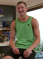 Tall Uncut Footballer Andrew with Blond Hair Everywhere - Enjoy This Straight Hunks Flirtatious Shoot! by English Lads