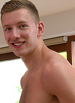 Tall Uncut Footballer Andrew with Blond Hair Everywhere - Enjoy This Straight Hunks Flirtatious Shoot! by English Lads