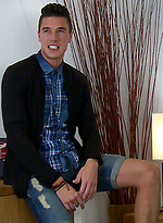 Tall & Lean Young Straight French Pup Vince Shows off his Big Uncut Cock! by English Lads