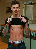 Tall, Lean Straight Young Lad Damian Strips Down! by English Lads
