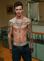 Tall, Lean Straight Young Lad Damian Strips Down! by English Lads