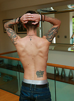 Tall, Lean Straight Young Lad Damian Strips Down! by English Lads