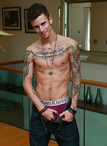 Tall, Lean Straight Young Lad Damian Strips Down! by English Lads