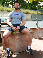 Straight Young Muscular Lad Tom Strips, Wanks & Explodes over his Very Hairy Chest! by English Lads
