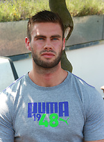 Straight Young Muscular Lad Tom Strips, Wanks & Explodes over his Very Hairy Chest! by English Lads