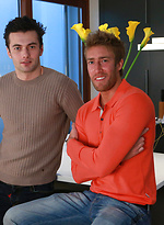 Tall & Athletic Young Hunk Josh gets his First Man by English Lads