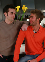 Tall & Athletic Young Hunk Josh gets his First Man by English Lads