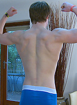 Young Straight Pup Archie is Becomming a Man, Slightly Hairy Nicely Muscled & Shoots Big! by English Lads