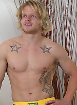 Muscular Straight Rugby Star Kian Shows off his Rock Hard Uncut Weapon by English Lads